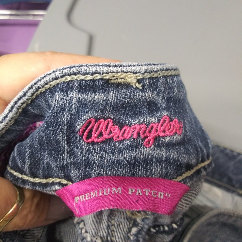 2306 Jeaniemade Size 11/12 Wrangler Stretch Bell-Bottoms - Picture 6 of 6
